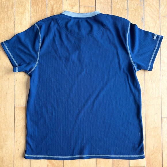 NHL Montreal Canadiens Blue Henley Shirt Size XL - Picture 4 of 7